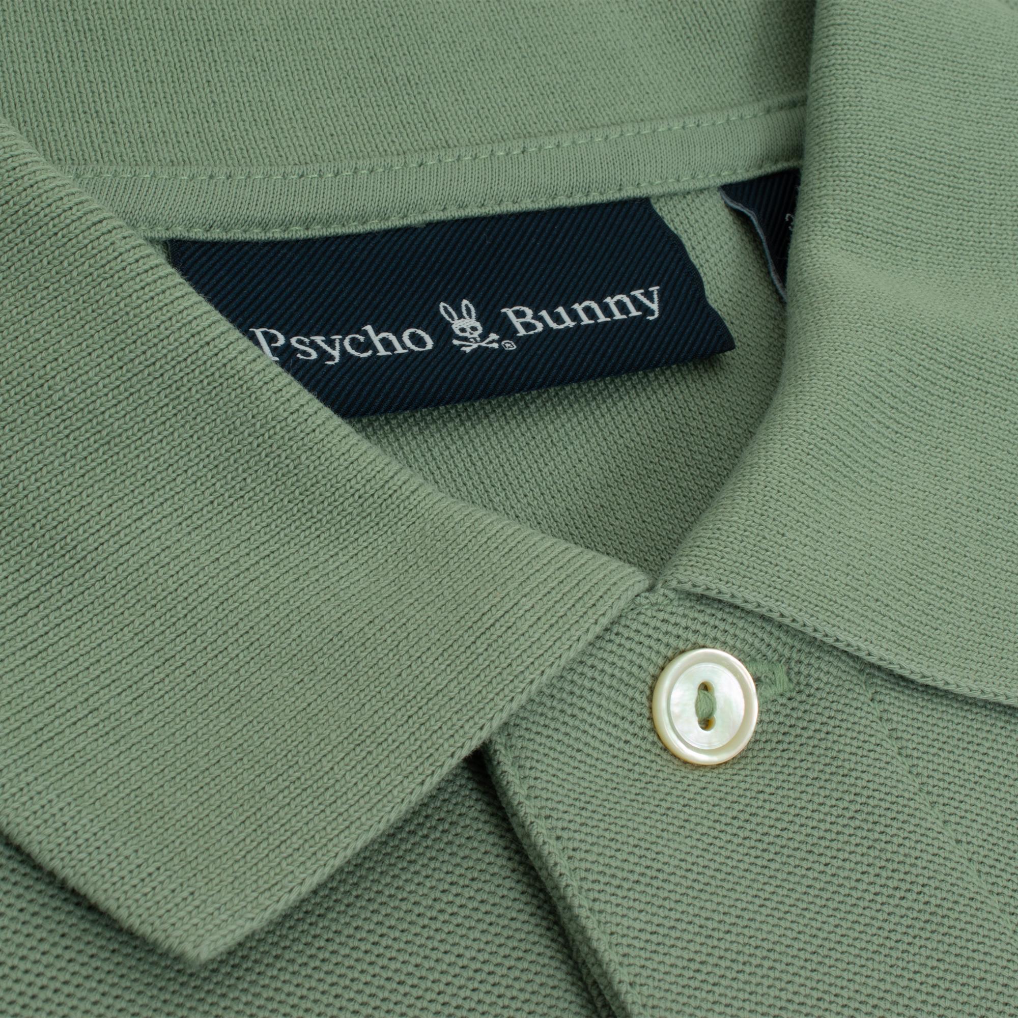 Psycho Bunny Classic Pique Polo Shirt Iceberg Green